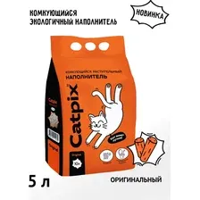 Наполнитель для туалета Catpix Растительный Натуральный (2.15кг/5л)