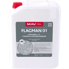 Грунтовка МАВ FLAGMAN 01 бесцветная 10л 10кг