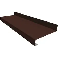 Отлив оконный Скайпрофиль 40x205x2000мм (RAL 8017 коричневый)