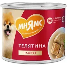 Влажный корм для собак Мнямс Фитнес. Паштет из телятины / 705045 (200г)