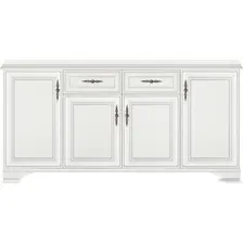 Тумба Black Red White Kentaki S320-KOM4D2S (белый/белый)