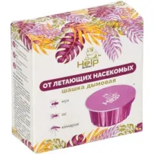 Шашка дымовая от насекомых Help От комаров, мух и ос 80233