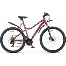 Велосипед STELS Miss-710 27.5 MD (16, темно-красный, разобранный, в коробке)