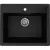 Мойка кухонная Mixline ML-GMU04 556721 (черный камень)