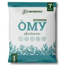 Удобрение ОМУ Хвойное Интеррос (1кг)