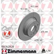 Тормозной диск ZIMMERMANN 150.3429.20 полный , задняя ось