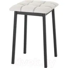 Табурет AMC Comfort 7К1.12 (кожзам белый/черный)
