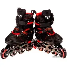 Роликовые коньки Favorit 8301-S-BK (р. 30-33)