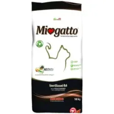 Корм для кошек MioGatto с курицей, для стерилизованных, 10 кг