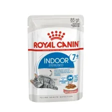Royal Canin Indoor Sterilised 7+(кусочки в соусе), 12х85 гр