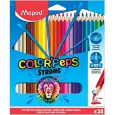 Набор цветных карандашей Maped Color' Peps Strong 862724 (24 цв)
