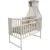 Детская кроватка VDK Mini Loft 3D Star and Bear поперечный маятник (Bianco)