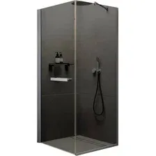 Душевой уголок MaybahGlass MGY-1321-5 (графит стекло/хром матовый)