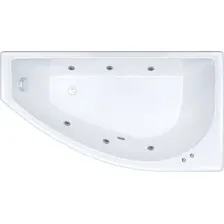 Ванна Triton Бэлла 140x77 L Экстра Базовая Flat (с гидромассажем)