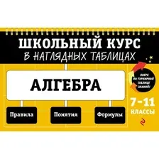 Наглядное пособие Эксмо Алгебра 7-11 классы (Колесникова Т.А.)