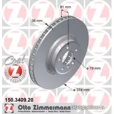 Тормозной диск Zimmermann 150340920