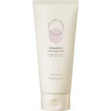 Пенка для умывания Missha Creamy Latte Cleansing Foam Strawberry New (172мл)