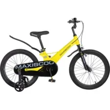 Детский велосипед Maxiscoo Space Стандарт 18 2026 / MSC-S1851 (желтый матовый)