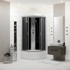 Душевая кабина Niagara NG-2507-14P 80x80x215 (тонированное стекло)