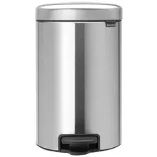 Мусорное ведро Brabantia Pedal Bin NewIcon 12 л (стальной матовый)