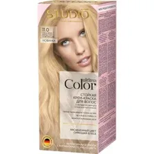 Крем-краска для волос Studio Professional Ultima Color тон 11.0 блонд очень яркий