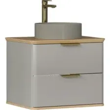 Тумба с умывальником EQUIL Desert 60.2Y tpDSRT60.2Y-25 + Volna Desert 110АМК (подвесная)