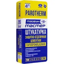 Штукатурка выравнивающая Тайфун Мастер ParoTherm (25кг)