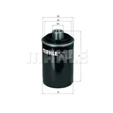 Масляный фильтр Mahle Knecht OC456