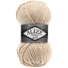 Пряжа для вязания Alize Superlana maxi 310 (100 м, шампань)