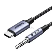 Кабель UGREEN CM450 Type-C (M) to AUX 3.5mm (M) Black (20192)