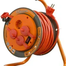 Удлинитель на катушке GLANZEN EB-008 [50 м] (EB-50-008)