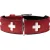 Ошейник Hunter Collar Swiss 41868 (60/M-L, красный/черный)