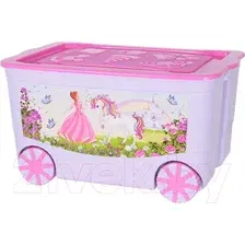 Ящик для хранения Эльфпласт KidsBox 449 (лавандово-розовый)