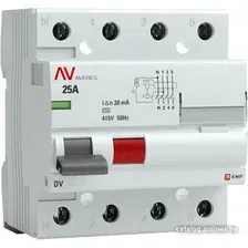 Устройство защитного отключения EKF Averes rccb-4-25-30-ac-av