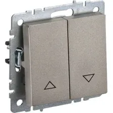 Выключатель для жалюзи IEK Brite BR-V15-0-10-K37