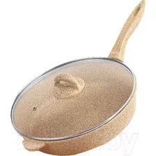 Сковорода Elan Gallery Гармония вкуса 121133 (медовый гранит)