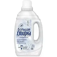 Гель для стирки Большая стирка White Концентрированный (1.2л)