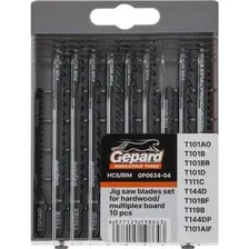 Набор пильных полотен Gepard GP0634-04