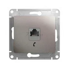 Розетка телефонная Systeme Electric Glossa GSL001281T