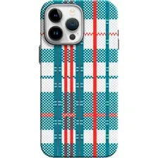 Чехол-накладка Luxo Самоирония Lf-3 для Apple iPhone 13 Pro Max (бирюзовый/красный, светящийся)