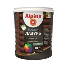 Лазурь для дерева ALPINA Аква белый 2,5 л (948103465)