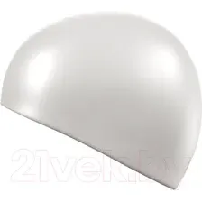 Шапочка для плавания Mad Wave Standart Cap Silicone (белый)