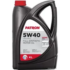 Моторное масло Patron 5W-40 4л