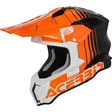 Мотошлем Acerbis Airstrike-C 0026832.203.064 (M, оранжевый/белый)
