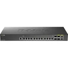 Управляемый коммутатор уровня 2+ D-Link DXS-1210-16TC/B1A