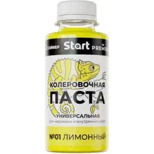 Колеровочная паста Сайвер Start Premium  Х1 (100мл, лимонный)