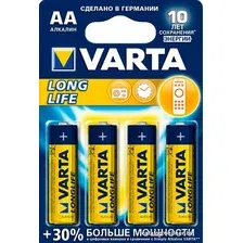 Батарейка Varta Long Life AA 4 шт.