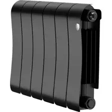 Радиатор биметаллический Royal Thermo Infinity 300 Noir Sable (6 секций)