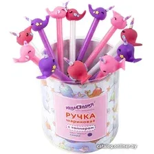 Ручка шариковая Юнландия Кит-Единорог 143783 (в ассортименте)