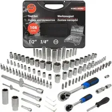 51311 Набор инструмента 108пр.1/4'&1/2' (6гр.)(4-32мм) FORSAGE